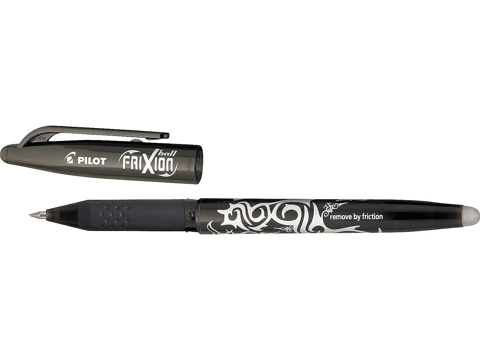 Pilot, FriXion Ball Erasable & Refillable Gel Ink Pens, Fine Point 0.7 mm, Pack of 3, Black - Image 3
