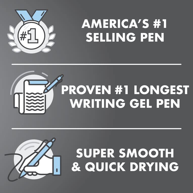 Pilot Pen G2 Black Premium Gel Ink Pens, Retractable And Refillable, Fine Point, 0.7mm, 20-Count - Image 4