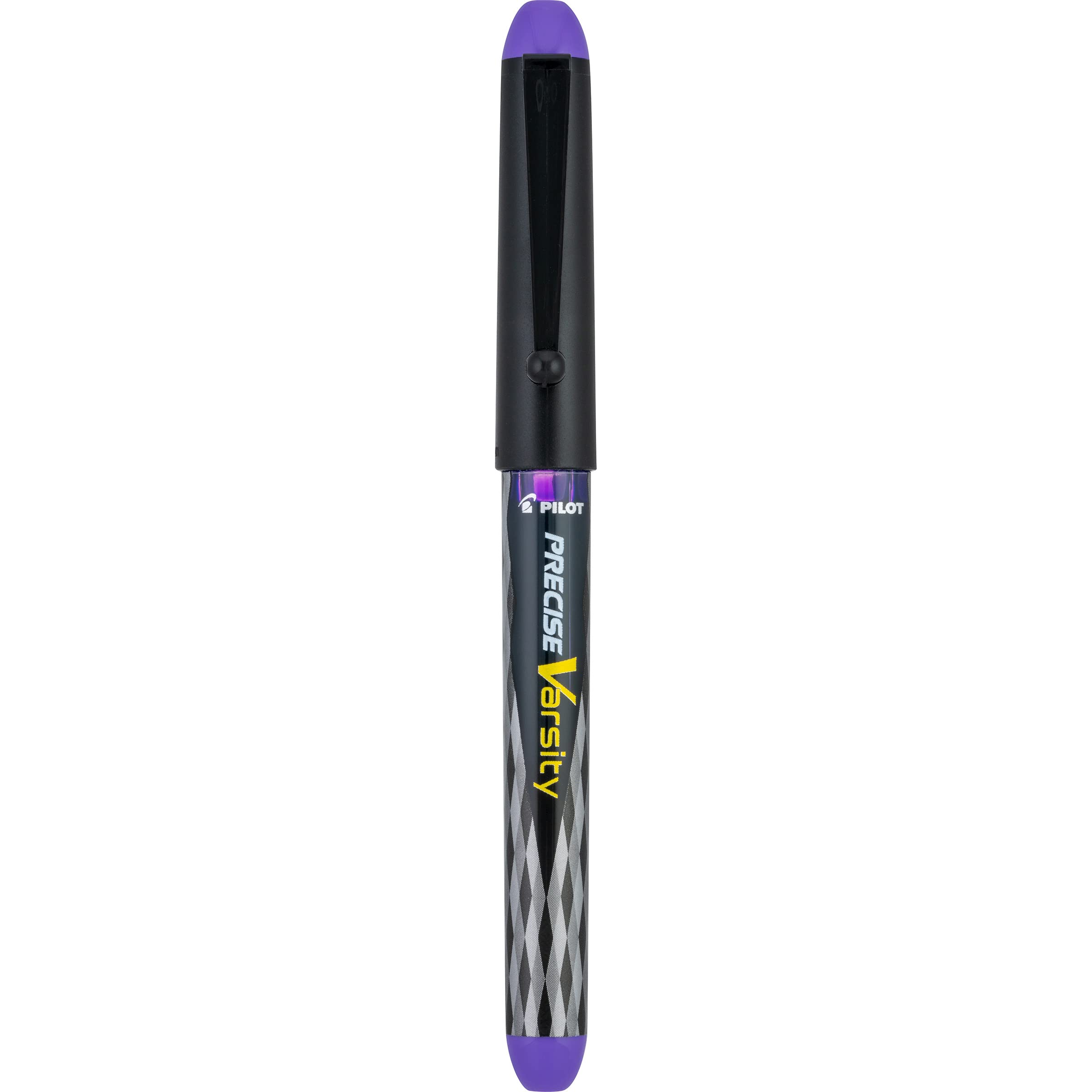 Pilot, Precise Varsity Pre-Filled Fountain Pens, Medium Point 1 mm Stainless Steel Nib, Purple, 12-Pack - Image 5